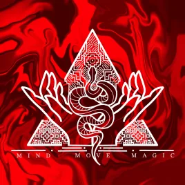 Red fire background Mind Move Magic Logo Root Chakra Artwork @iamebboss