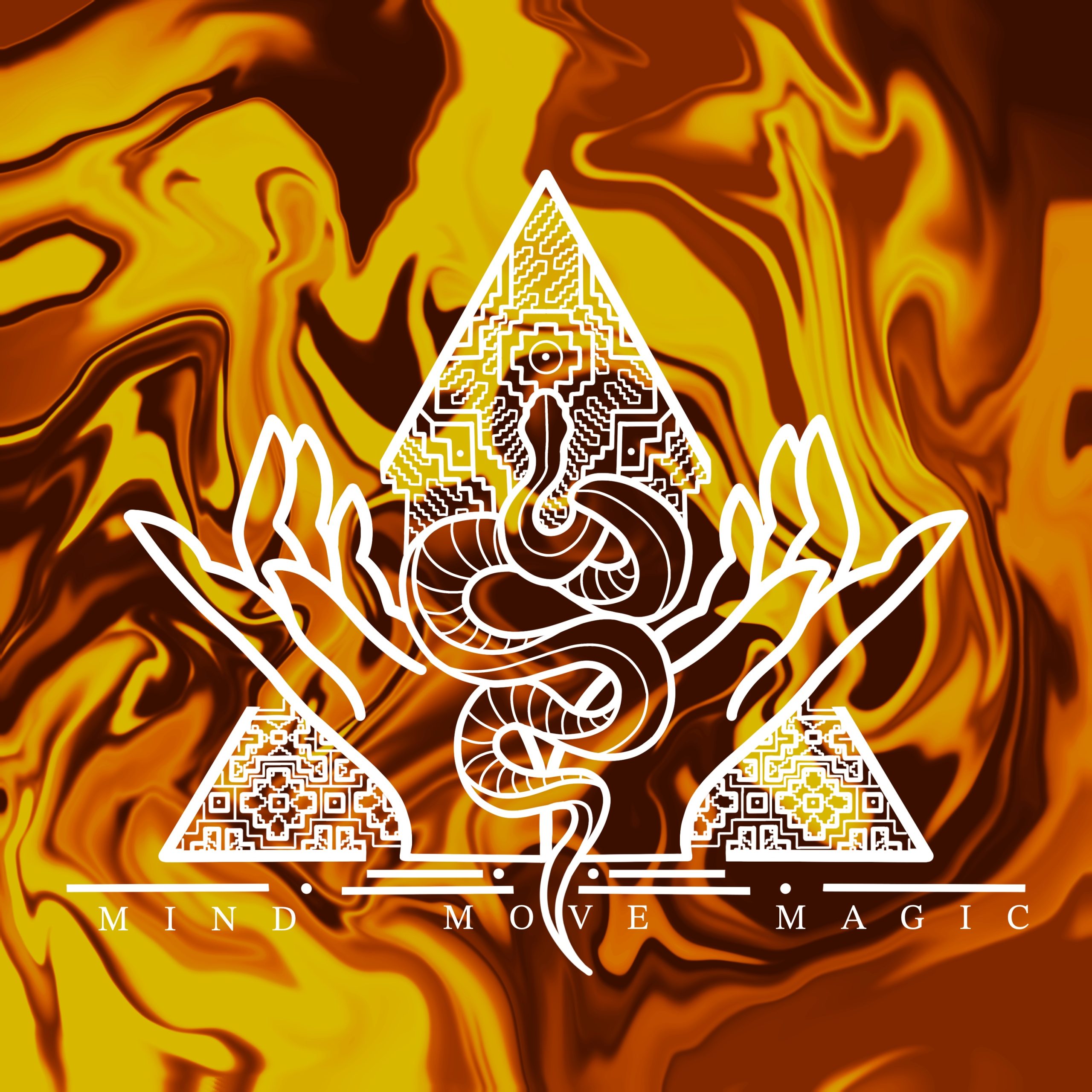 Solar plexus, 3rd Chakra, Mind Move Magic Logo Artwork @iamebboss
